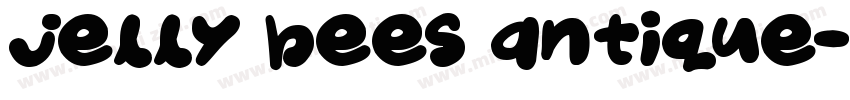Jelly bees antique字体转换